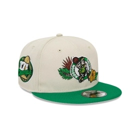 Boston Celtics NBA Basketball Floral 9FIFTY Snapback